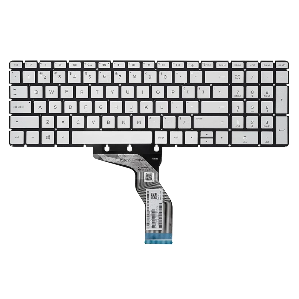 Teksus Laptop Keyboard For HP Pavilion 15BS Silver view 3